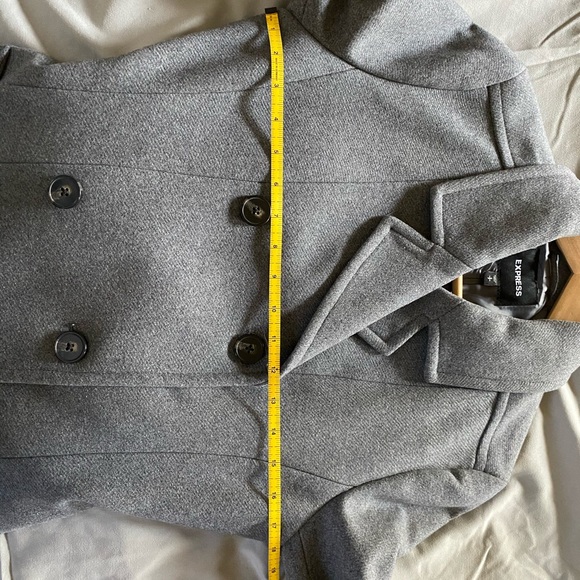 Belted Wool Blend Trench Coat - Picture 9 of 10